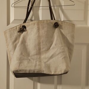 Eileen Fisher linen bag
